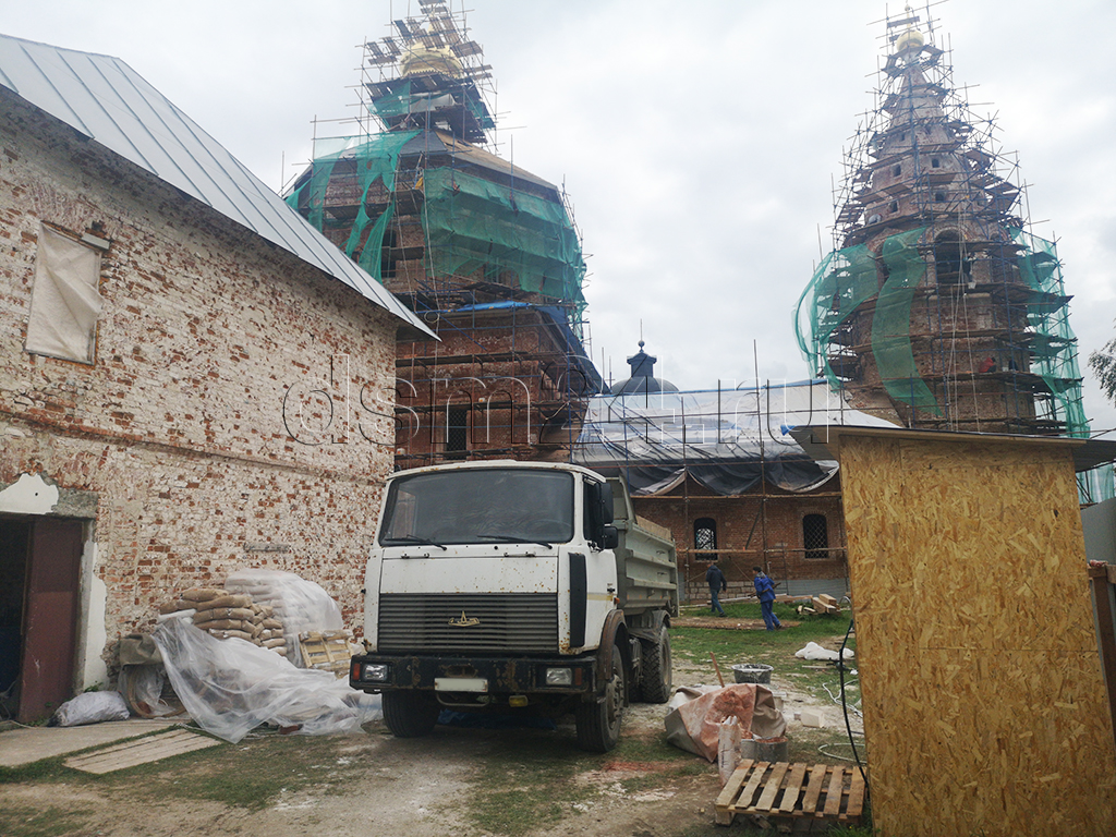 Поставка песка, щебня и бетона в Богородицерождественский Бобренев мужской монастырь
